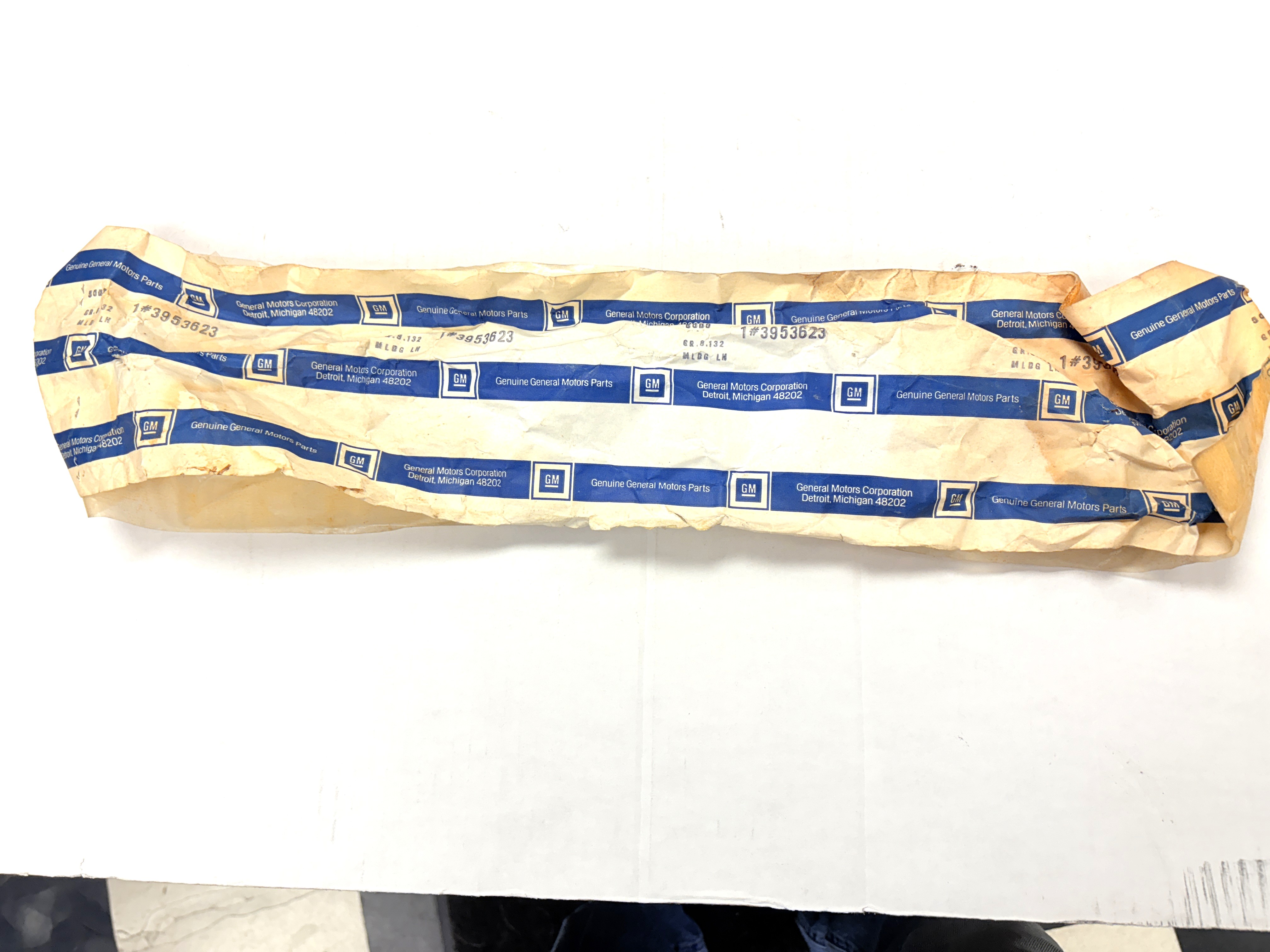 1969 Chevelle NOS GM Left Eyebrow Molding