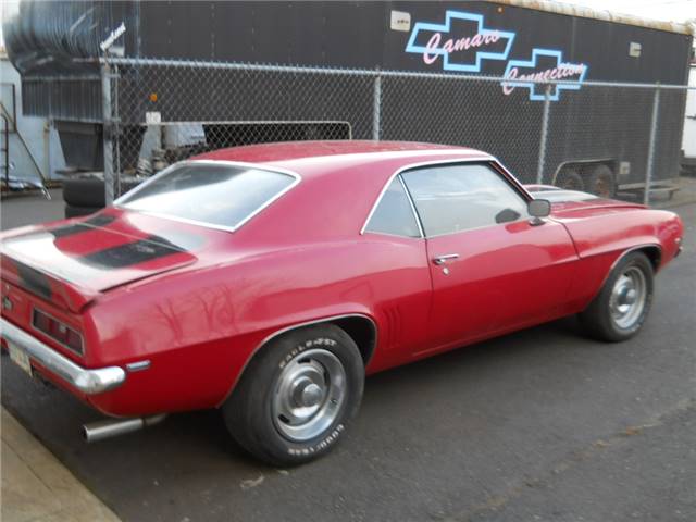 Joe's 69' Camaro arrives at the shop. he bought the car at age 16.