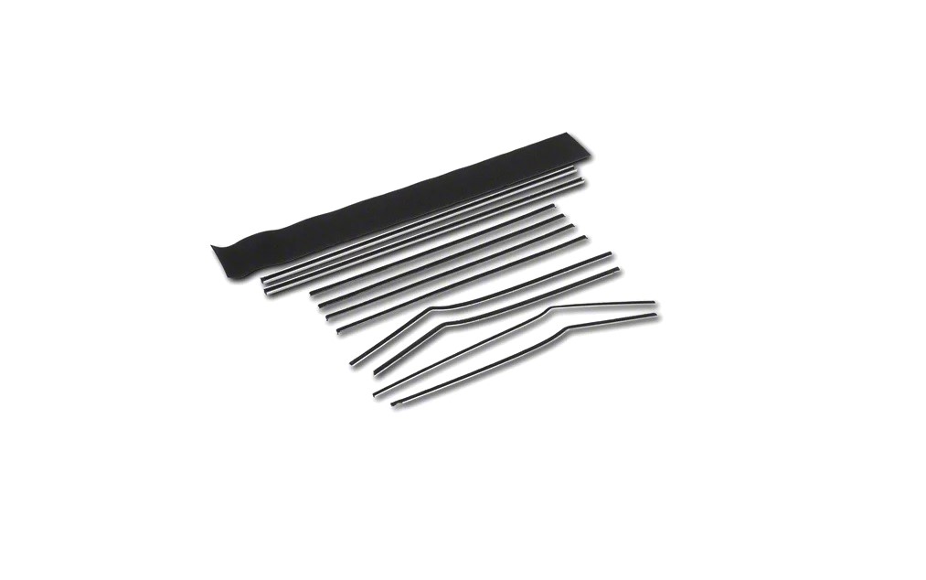 1955-57 CHEVROLET CONVERTIBLE SIDE GLASS FELT KIT