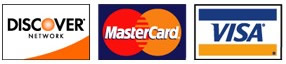 Credit Cards We Accept